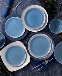 Noritake Colorwave Kiln Azure Coupe Dinner Plates, Set of 4