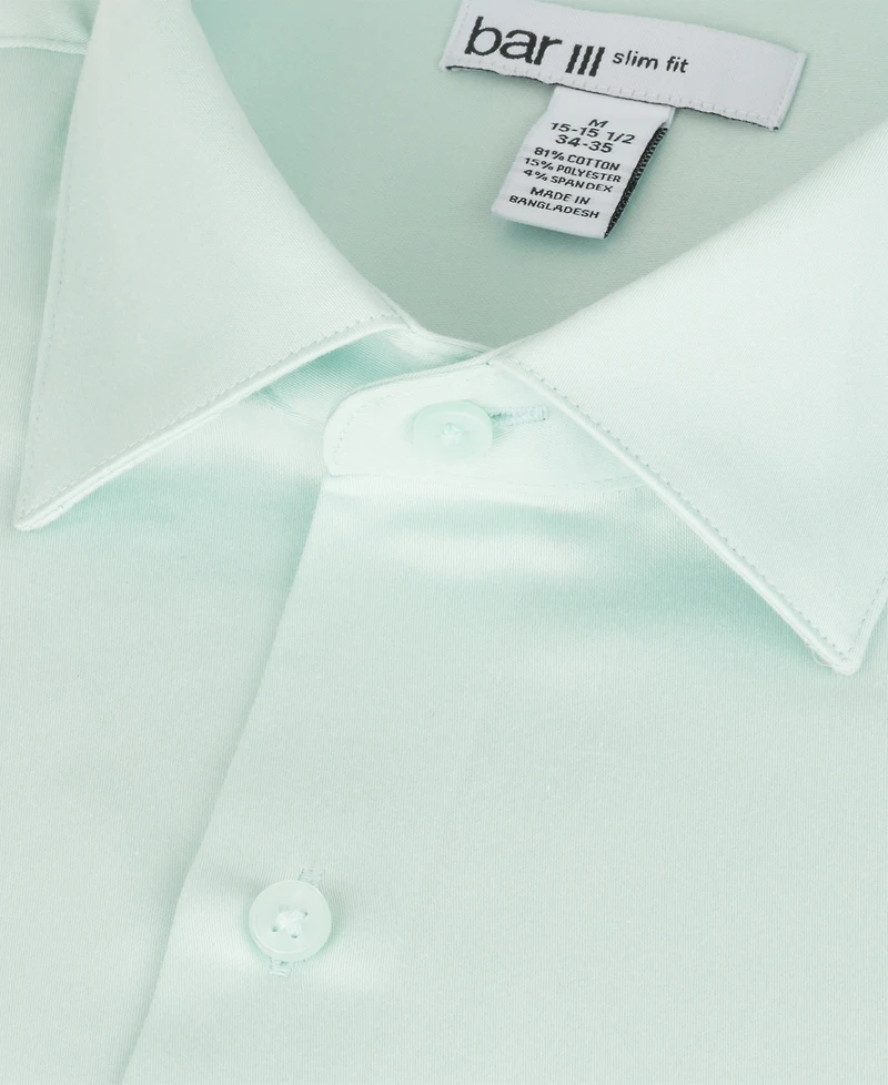 Bar Iii Men's Diamond Dobby Slim Fit Dress Shirt, Macy's Exclusive
