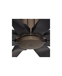 Possini Euro Design 70" Defender Modern Industrial Indoor Outdoor Ceiling Fan Remote