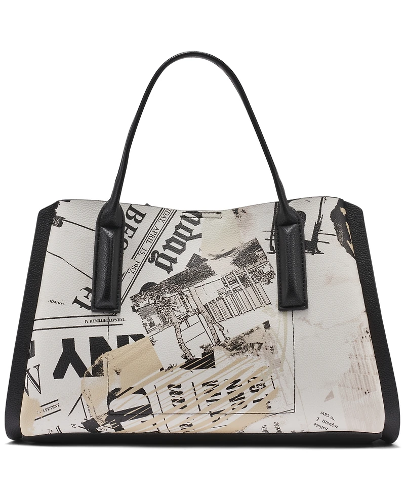 Dkny Josie Polyurethane Medium Adjustable Josie Satchel Handbag