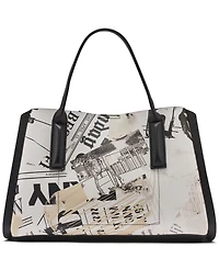 Dkny Josie Polyurethane Medium Adjustable Josie Satchel Handbag