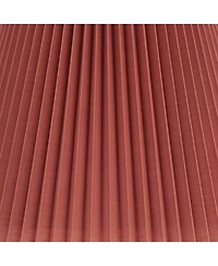 Springcrest 9" Top x 14 1/2" Bottom x 10" High x 10" Slant Lamp Shade Replacement Wide Pleated Spider Harp Finial