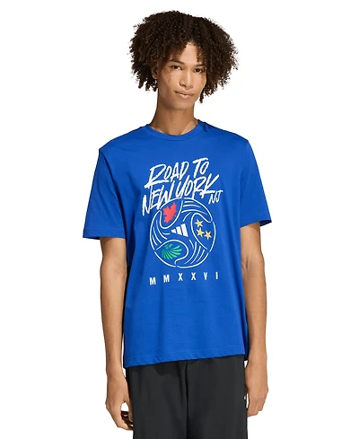adidas Men's Fifa World Cup Road To New York City Nj Graphic T-Shirt