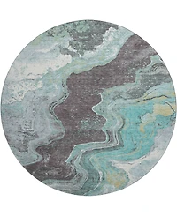 Addison Mayfield AMF1907 8' x 8' Round Area Rug