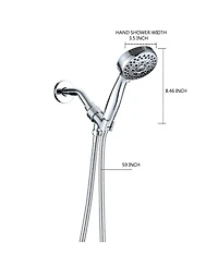 Busdays Handheld Shower Head with Hose High Pressure Shower Heads, Chrome