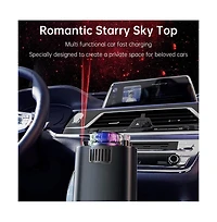 Artudatech 120W Car Charger with Retractable Cable, Aromatherapy and Star Ceiling Light