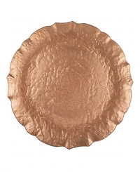 American Atelier Ice Queen Blush Charger Plates, Set of 4