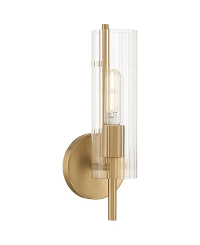 Possini Euro Design Possini Euro Taurus 13 1/2" High Brushed Champagne Wall Sconce