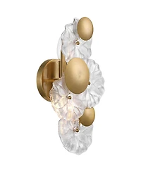 Possini Euro Design Filoli 16" High Modern 2 Light Wall Sconce Light Lamp Fixture Mount Set of 2 Bathroom Hardwired Plated