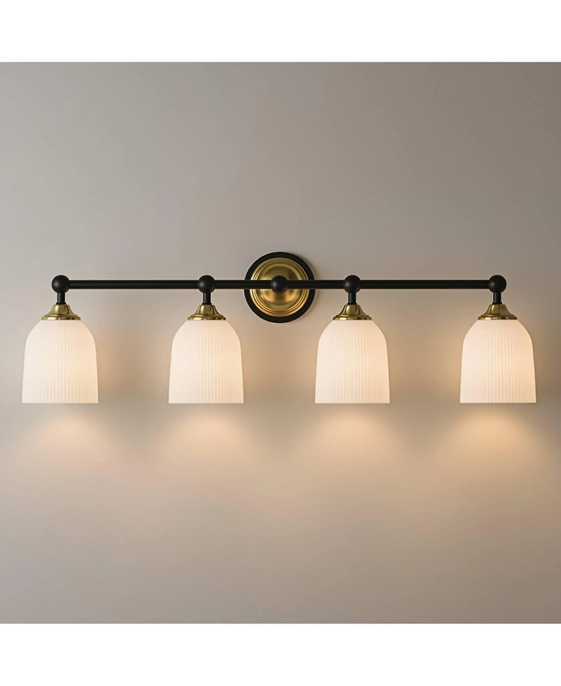 Possini Euro Design Possini Euro Zaragoza 32" Wide 4-Light Bath Light