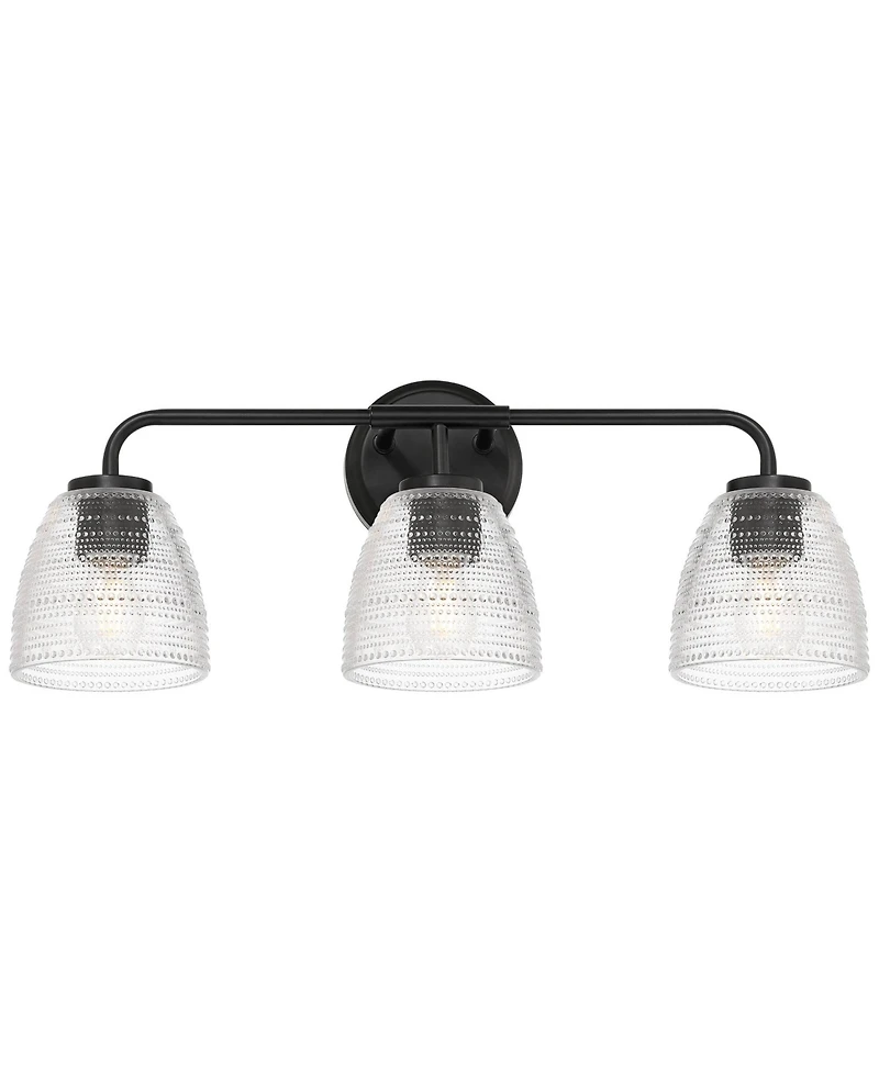 Possini Euro Design Possini Euro Sabrina 21 3/4" Wide and Glass 3-Light Bath Light