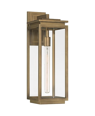 Possini Euro Design Possini Euro Atkins 21 1/4" High Weathered Brass Outdoor Wall Light