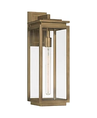 Possini Euro Design Possini Euro Atkins 21 1/4" High Weathered Brass Outdoor Wall Light