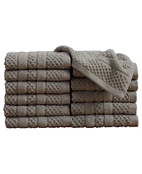 Linery and Co. 100% Cotton Textured 12pk Washcloth Set