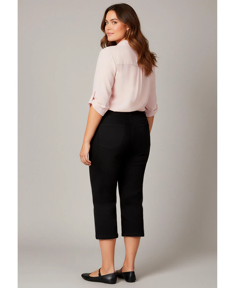 Avenue Women's Butter Denim Straight Crop