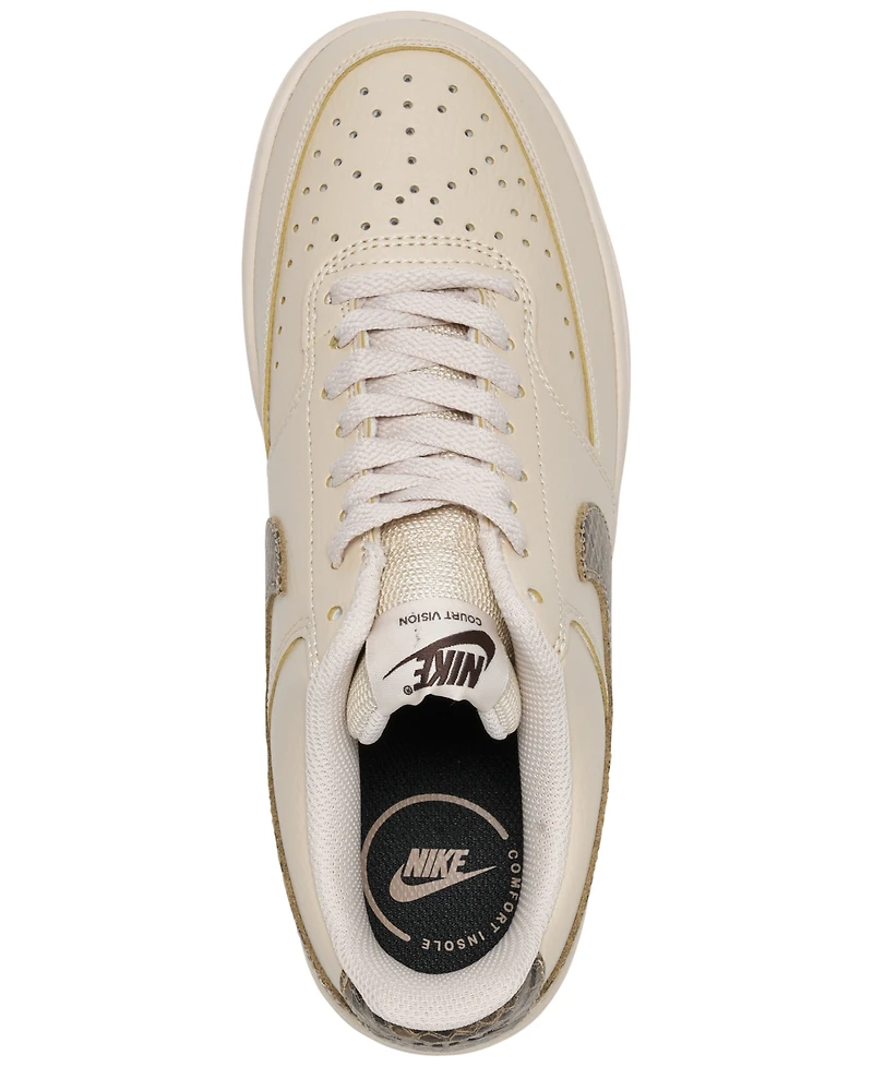 Nike Women's Court Vision Low Premium Casual Sneakers from Finish Line