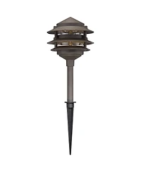 John Timberland Pagoda 17 3/4" High Modern 10-Piece Outdoor Landscape Lighting Set Porch House Led Bulb