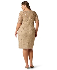 Adrianna Papell Plus Embellished Sheath Dress
