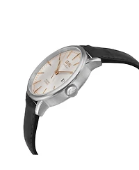 Gevril Men's Mulberry Swiss Automatic Italian Leather Strap Watch