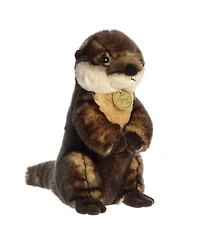 Aurora Medium Sitting Pretty River Otter Miyoni Tots Adorable Plush Toy