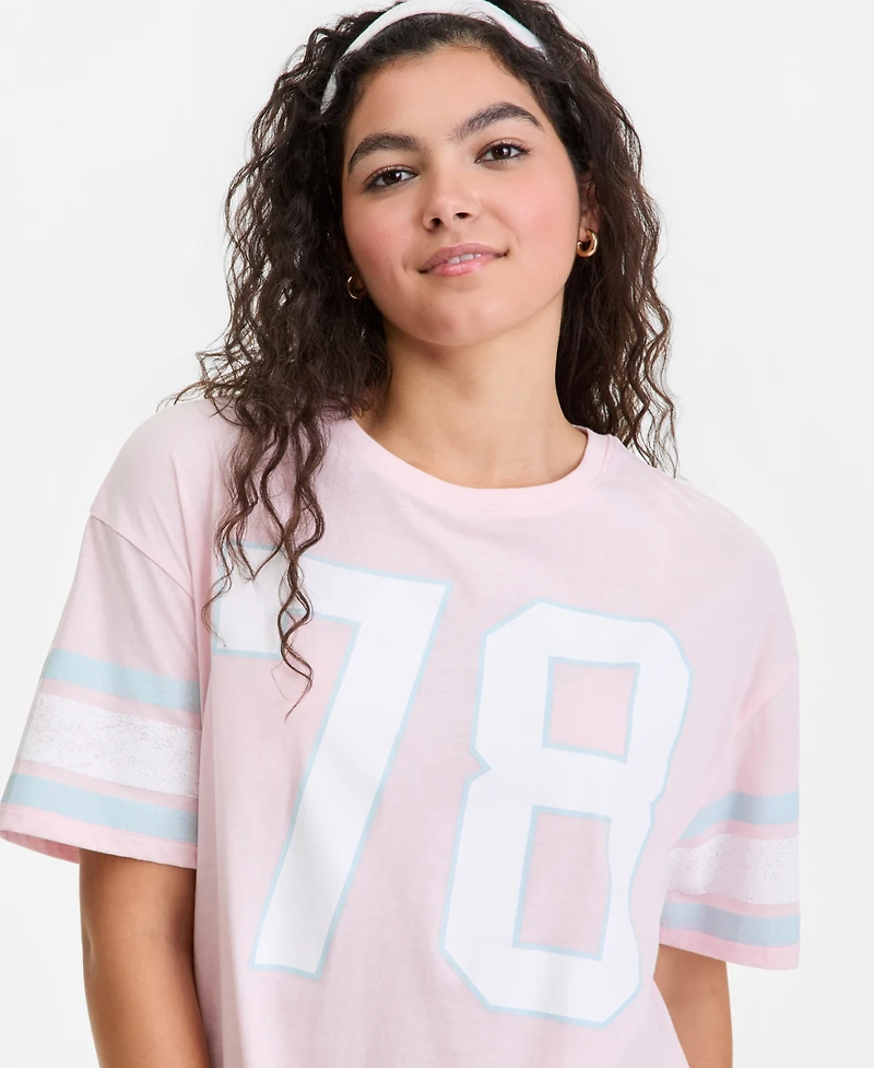 Grayson Threads, The Label Juniors' 78 Varsity Boyfriend Tee