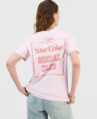 Grayson Threads, The Label Juniors' Diet Coke Bow Graphic-Print Tee