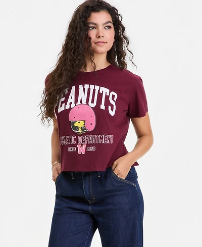 Grayson Threads, The Label Juniors' Woodstock Football Graphic-Print Tee