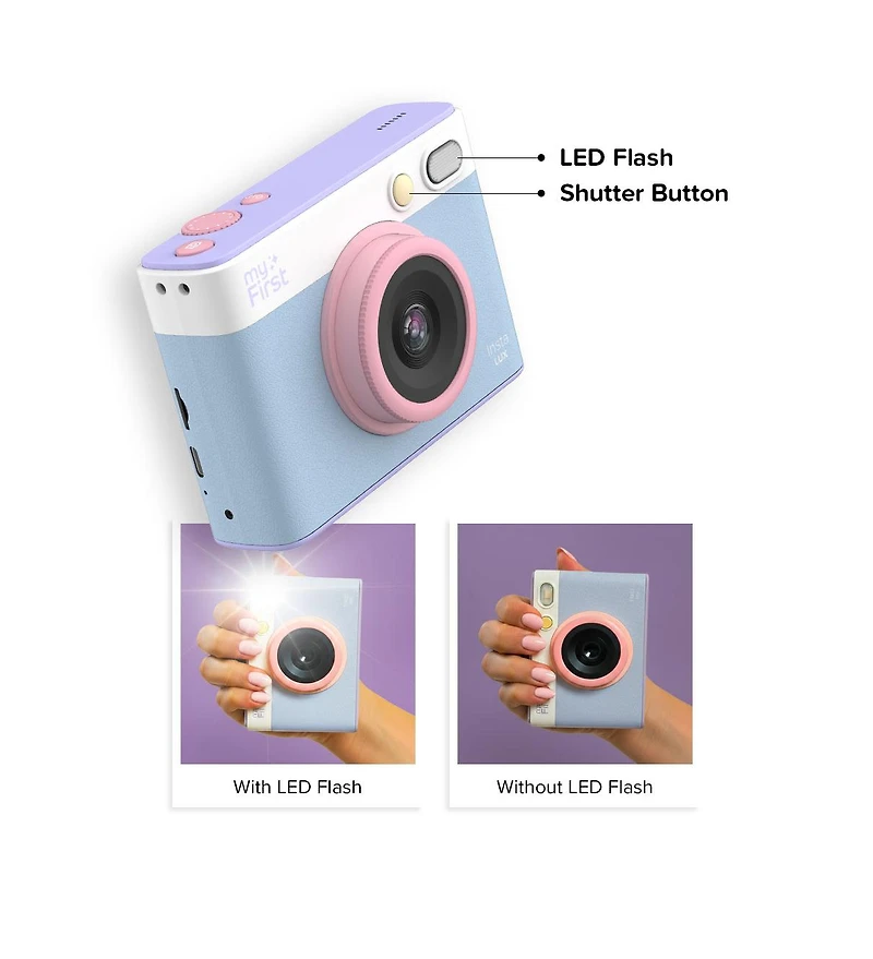 myFirst Camera Insta Lux - Full Color Instant Print Digital Camera