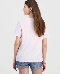 Love Tribe Juniors' Hello Kitty Pochacco Crewneck Tee