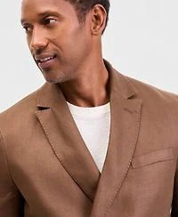 Club Room Men's Double-Breasted Herringbone Linen Blazer, Macy's Exclusive
