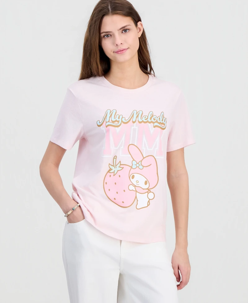 Friends Juniors' My Melody Varsity Crewneck Tee