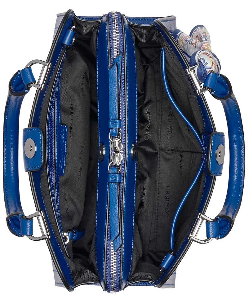 Calvin Klein Azalea Small Adjustable Satchel Handbag