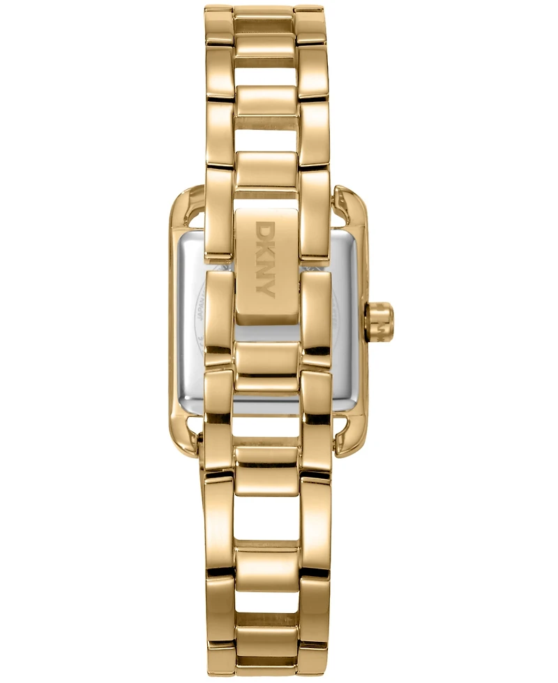 Dkny Women's Mini Quartz Gold-Tone Stainless Steel Bracelet Watch 23mm and Gift Set