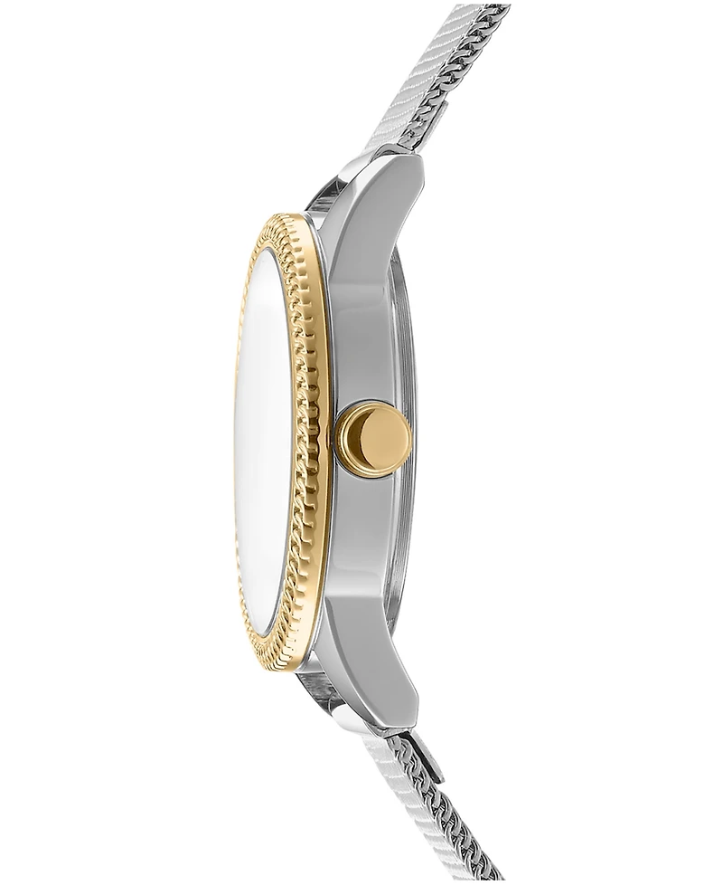 Dkny Women's Milanese Quartz Two-Tone Stainless Steel Watch 26mm