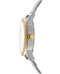 Dkny Women's Milanese Quartz Two-Tone Stainless Steel Watch 26mm