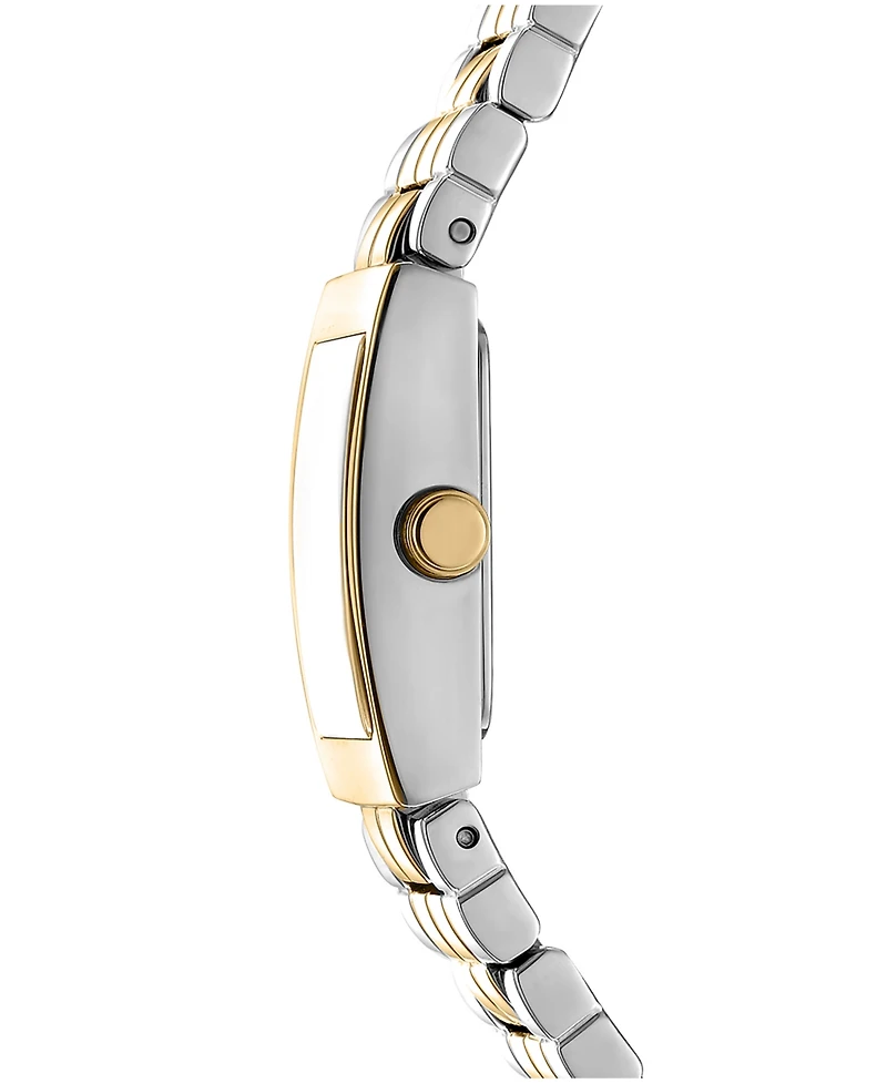 Dkny Women's Signature Shape Quartz Two-Tone Bracelet Watch 17x25.5mm