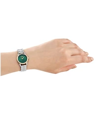 Dkny Women's Half Bangle Quartz Two-Tone Stainless Steel Watch 28mm