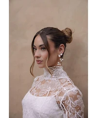 Untamed Petals Cove Crystal Statement Earrings