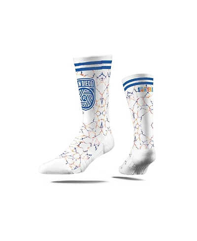 Strideline Men's and Women's San Diego Fc Jersey Hook Premium Crew Socks