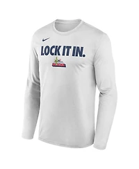 Nike Men's White Arizona Wildcats 2026 On-Court Bench Long Sleeve T-Shirt