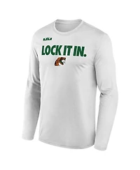 Nike Men's White Florida A&M Rattlers 2026 On-Court Bench Long Sleeve T-Shirt