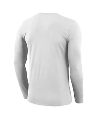 Nike Men's White Oklahoma State Cowboys 2026 On-Court Bench Long Sleeve T-Shirt