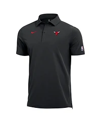 Nike Men's Black Chicago Bulls 2025/26 Authentic Dri-fit Coaches Polo Shirt