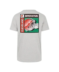 '47 Brand Men's Gray Cleveland Browns Chrome Plate Franklin T-Shirt