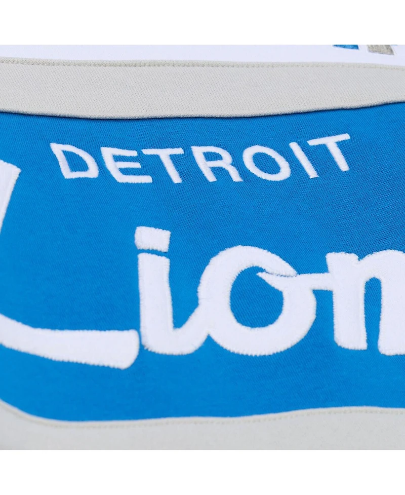 Mitchell & Ness Men's Blue Detroit Lions Head Coach Hoodie