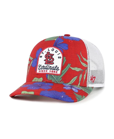 '47 Brand Men's Red St. Louis Cardinals Tei Beachside Adjustable Trucker Hat
