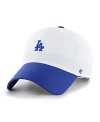 '47 Brand Men's White/Royal Los Angeles Dodgers Vista Mini Clean Up Brrr Adjustable Hat