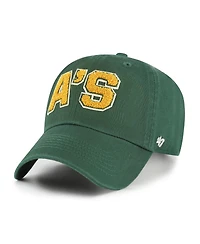 '47 Brand Women's Dark Green Athletics Zoey Clean Up Adjustable Hat