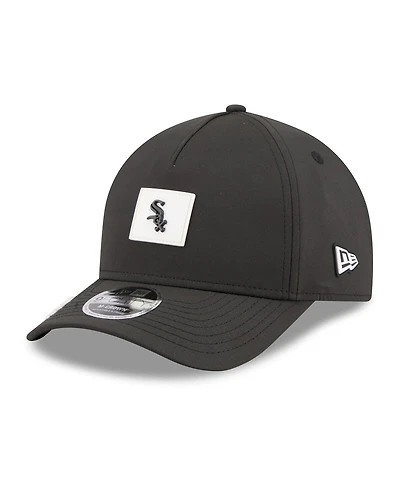 New Era Men's Black Chicago White Sox 2026 Clubhouse 9FORTY A-Frame Adjustable Hat
