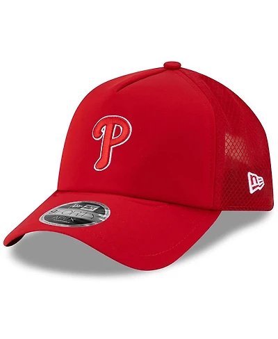 New Era Men's Philadelphia Phillies 2026 Batting Practice Apex 9FORTY Adjustable Trucker Hat